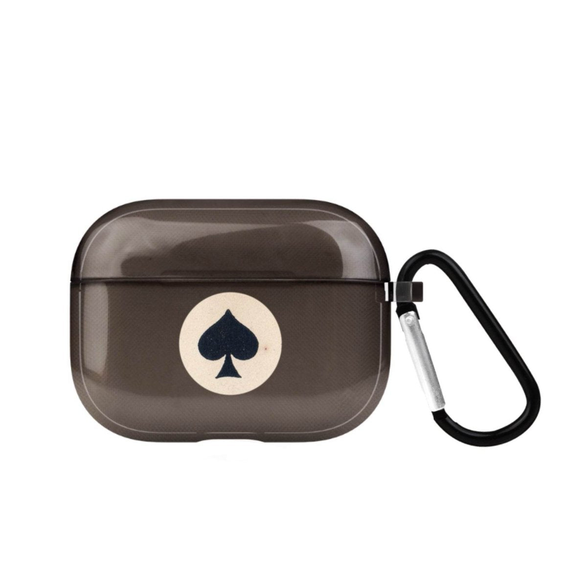 Spade AirPods Pro Şeffaf Silikon Kılıf Siyah - SUMTHINCS