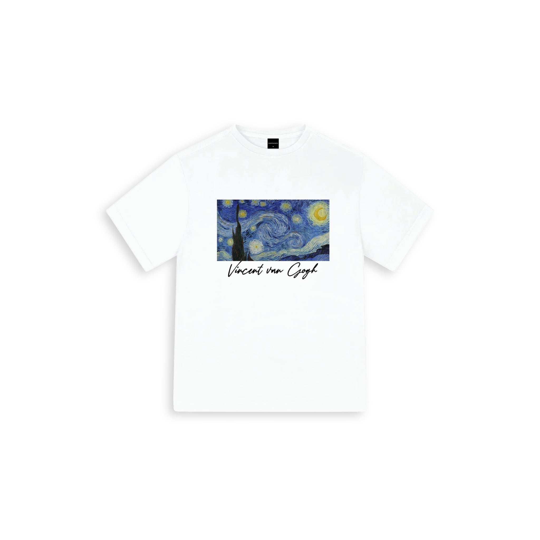 Starry Night Oversize Large T-shirt Beyaz - SUMTHINCS