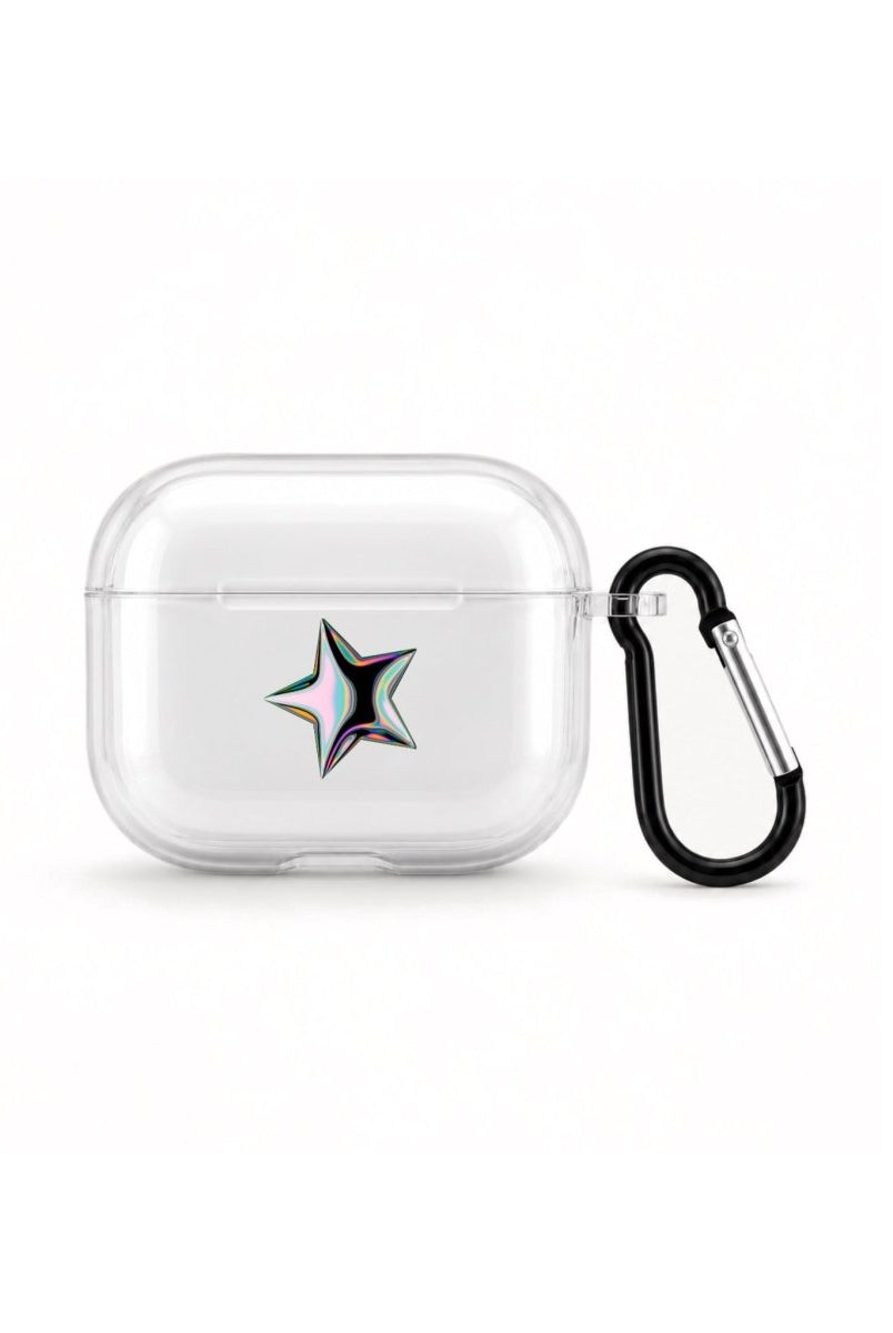 Stars AirPods Pro 3 Şeffaf Silikon Kılıf - Sumthincs