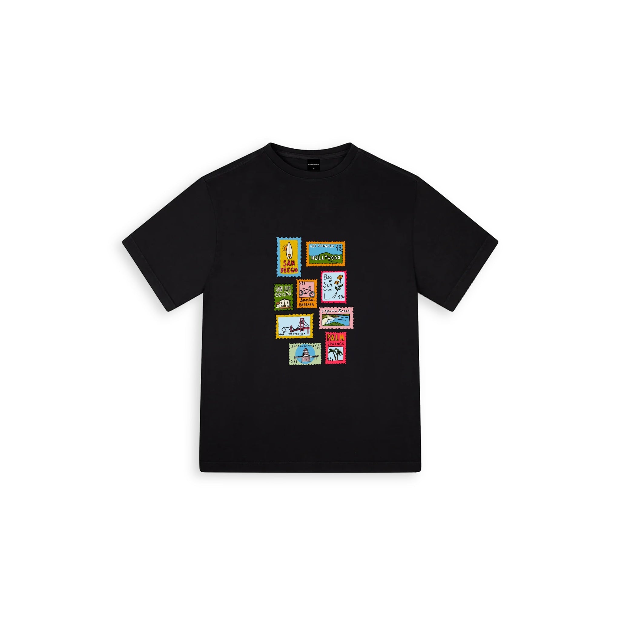 The Ground Tour Oversize Large T-shirt Siyah - SUMTHINCS