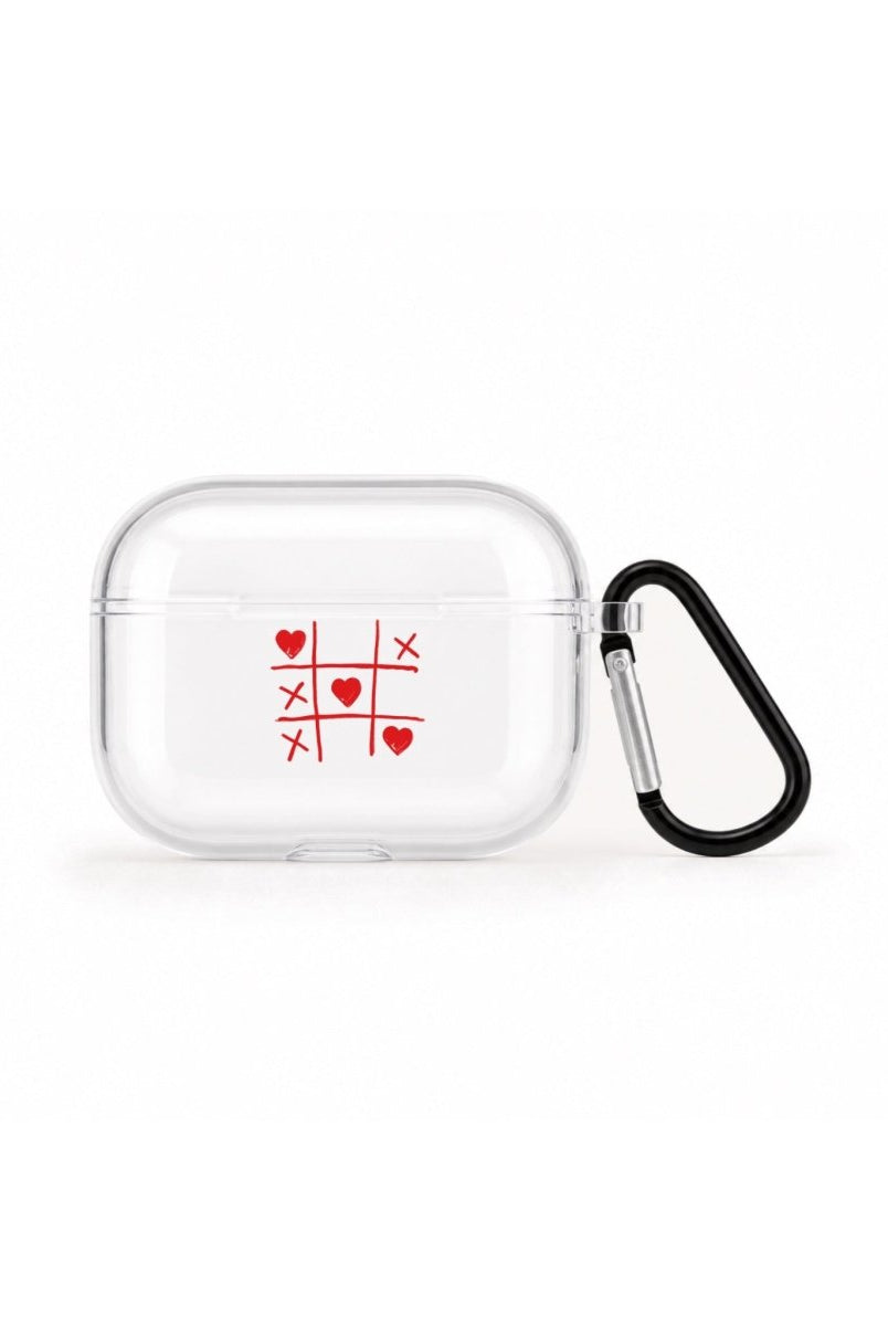 Tic Tac Toe AirPods Pro 2 Şeffaf Silikon Kılıf - Sumthincs