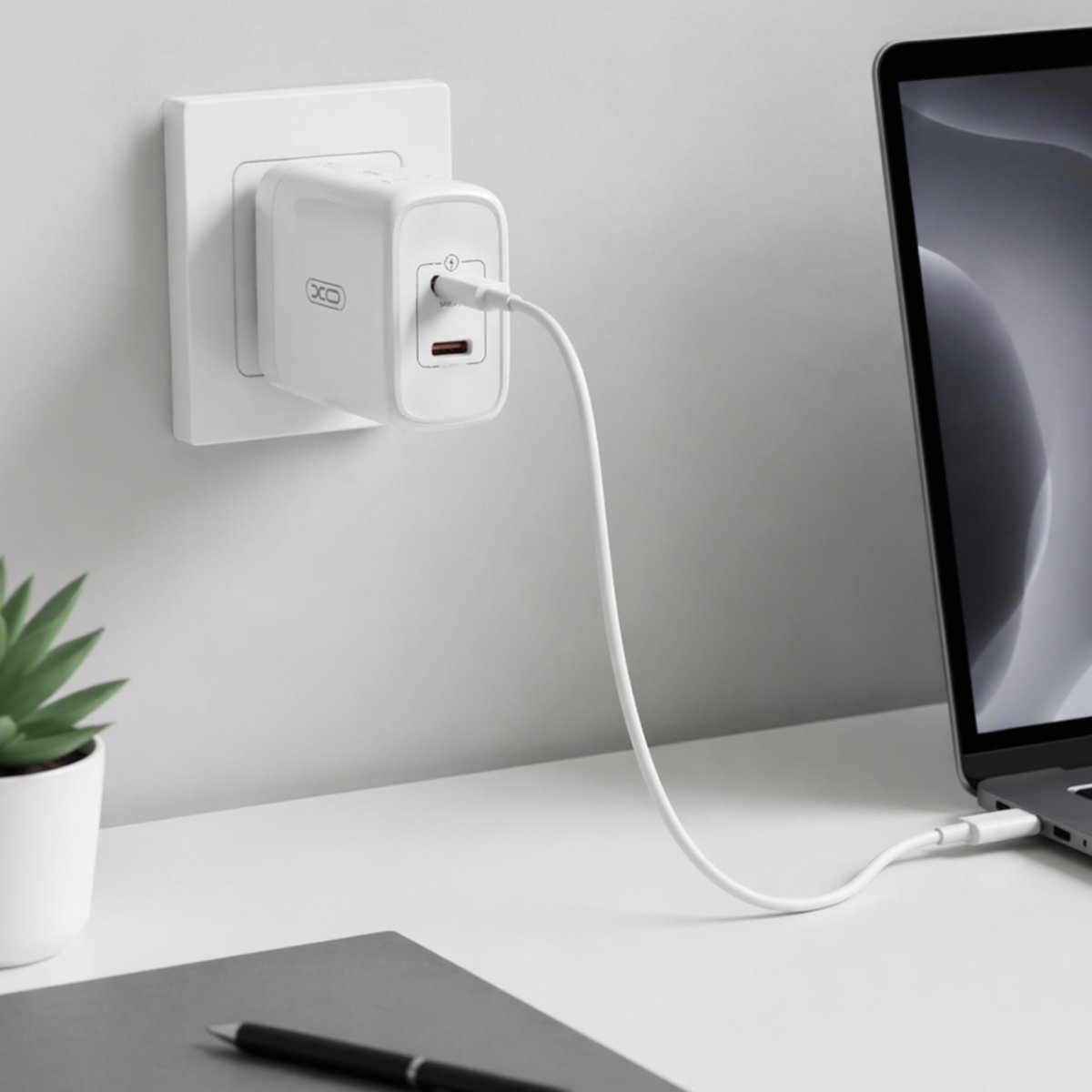 USB - C Dual Şarj Adaptörü - Sumthincs
