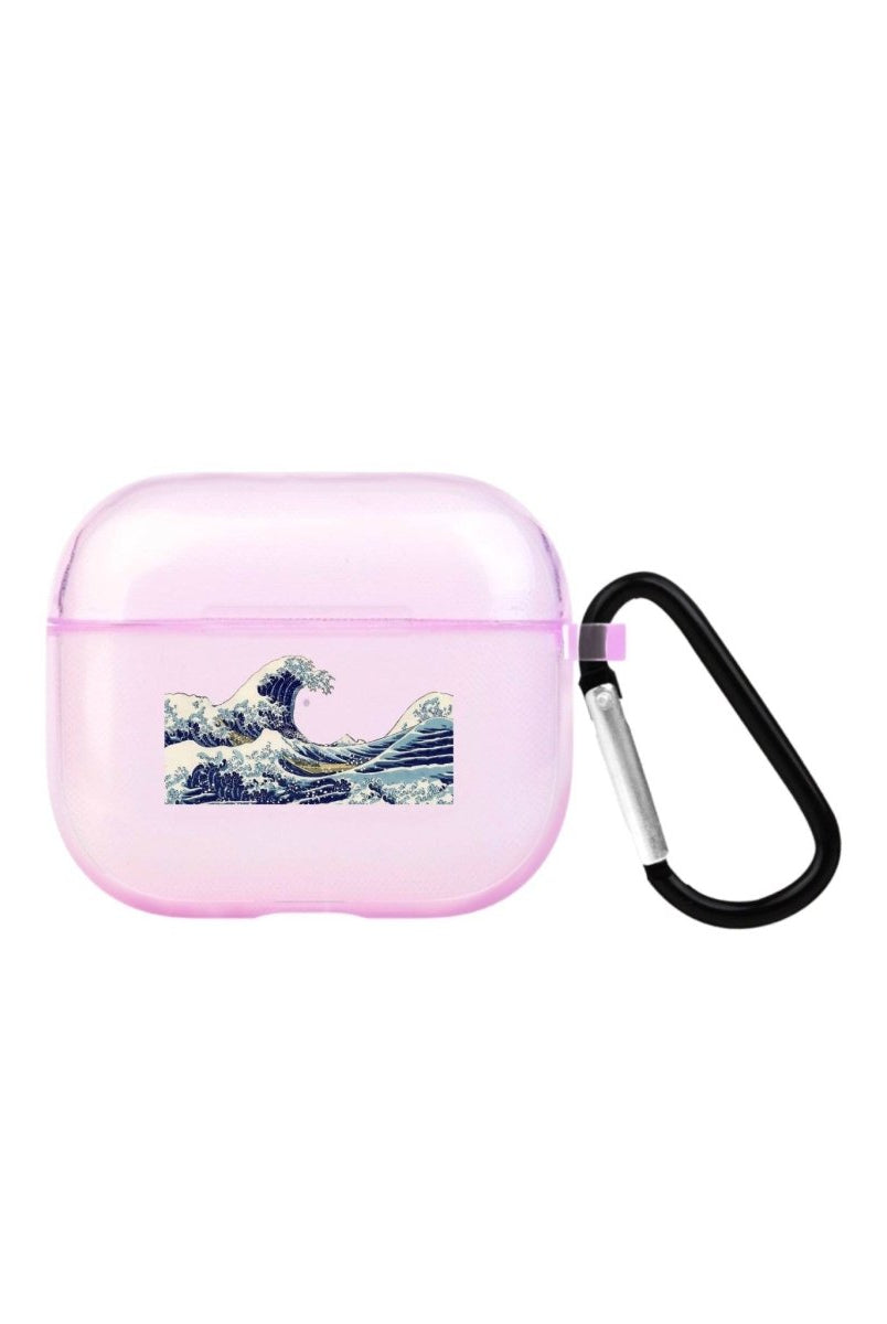 Waves AirPods 3 Şeffaf Silikon Kılıf Lila - SUMTHINCS
