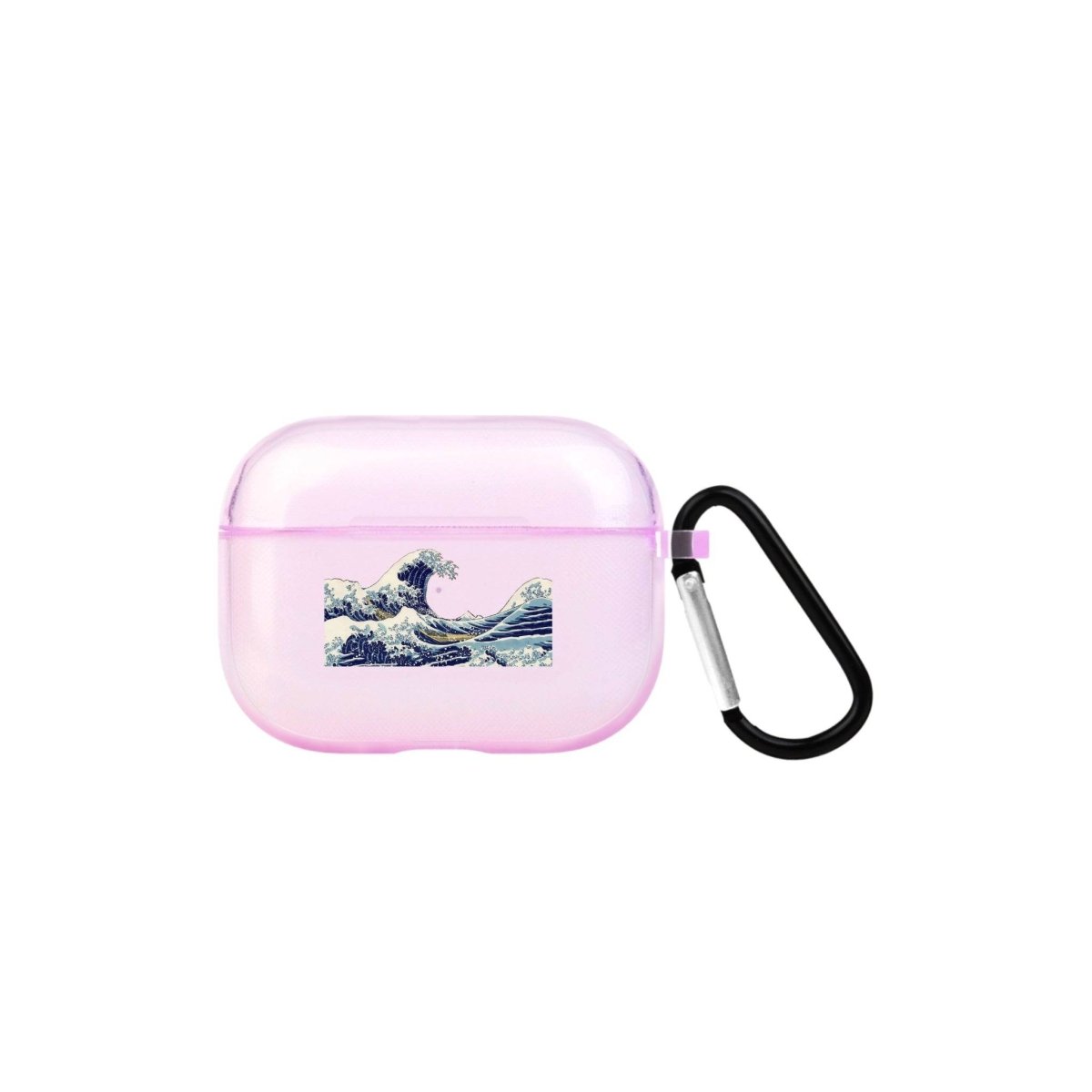 Waves AirPods Pro Şeffaf Silikon Kılıf Lila - SUMTHINCS