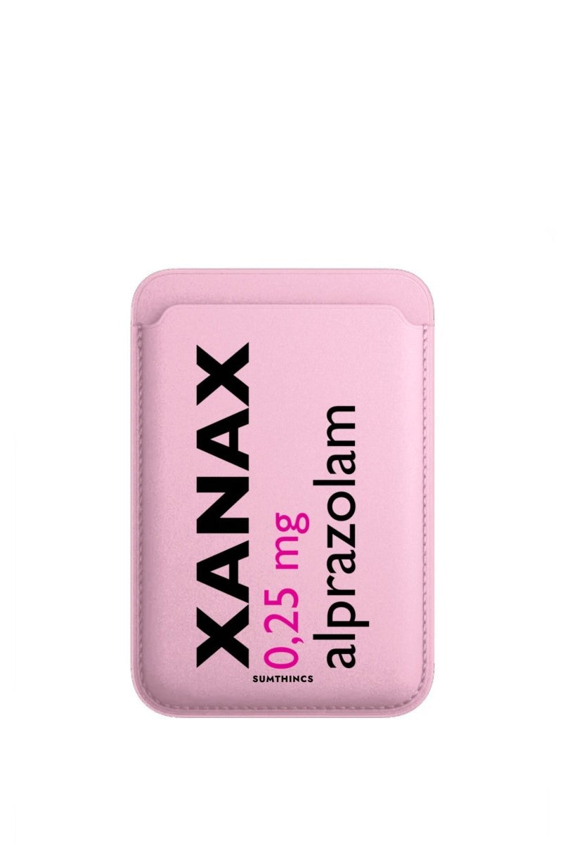 Xanax MagSafe Deri Cüzdan Wallet Pembe - Sumthincs