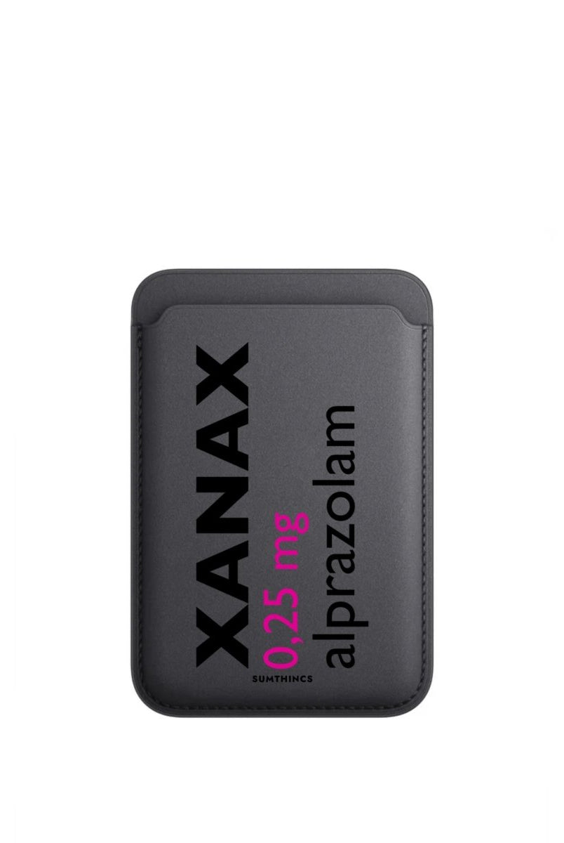 Xanax MagSafe Deri Cüzdan Wallet Siyah - Sumthincs