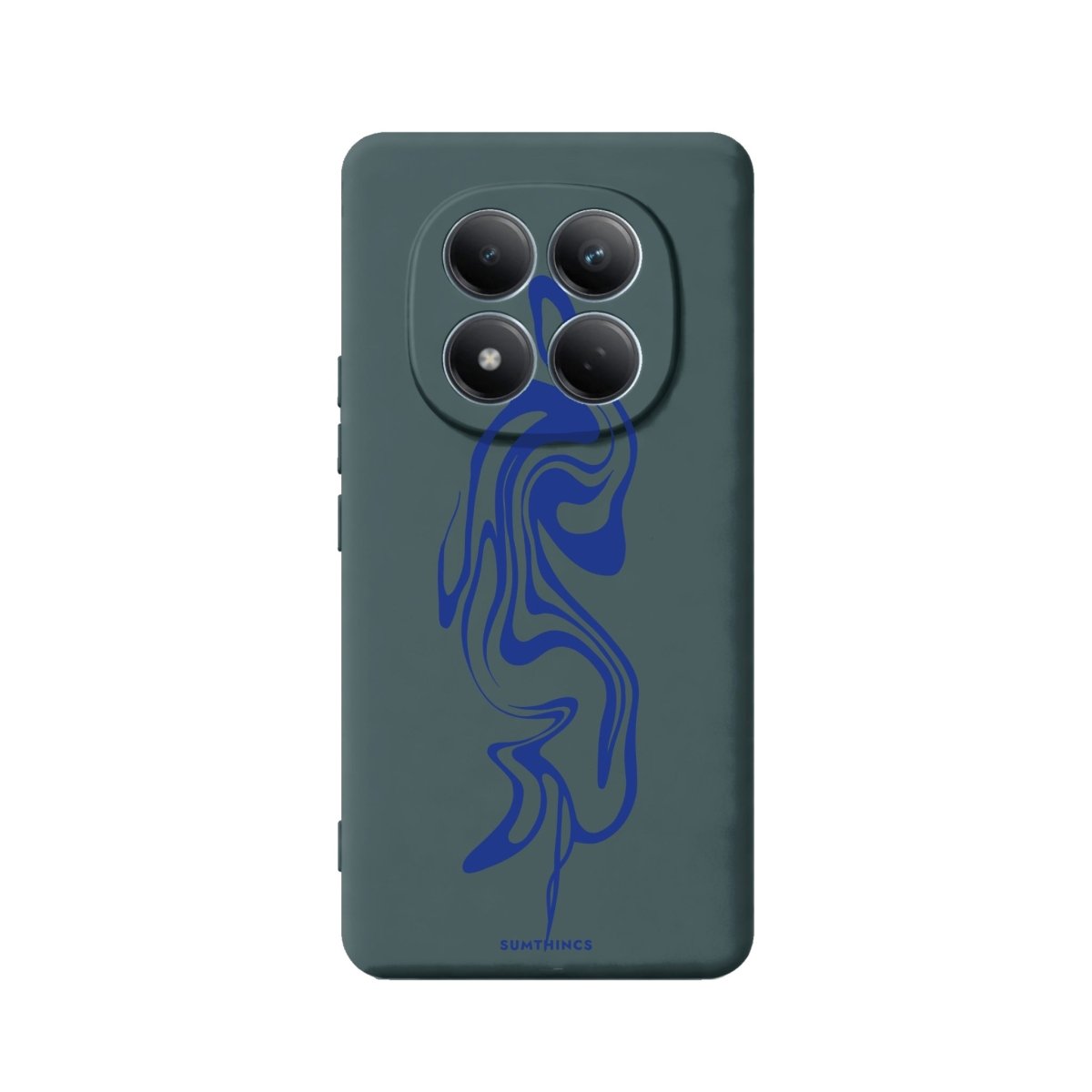 Xiaomi Abstract Ink Premium Telefon Kılıfı Kaktüs Yeşili - Sumthincs