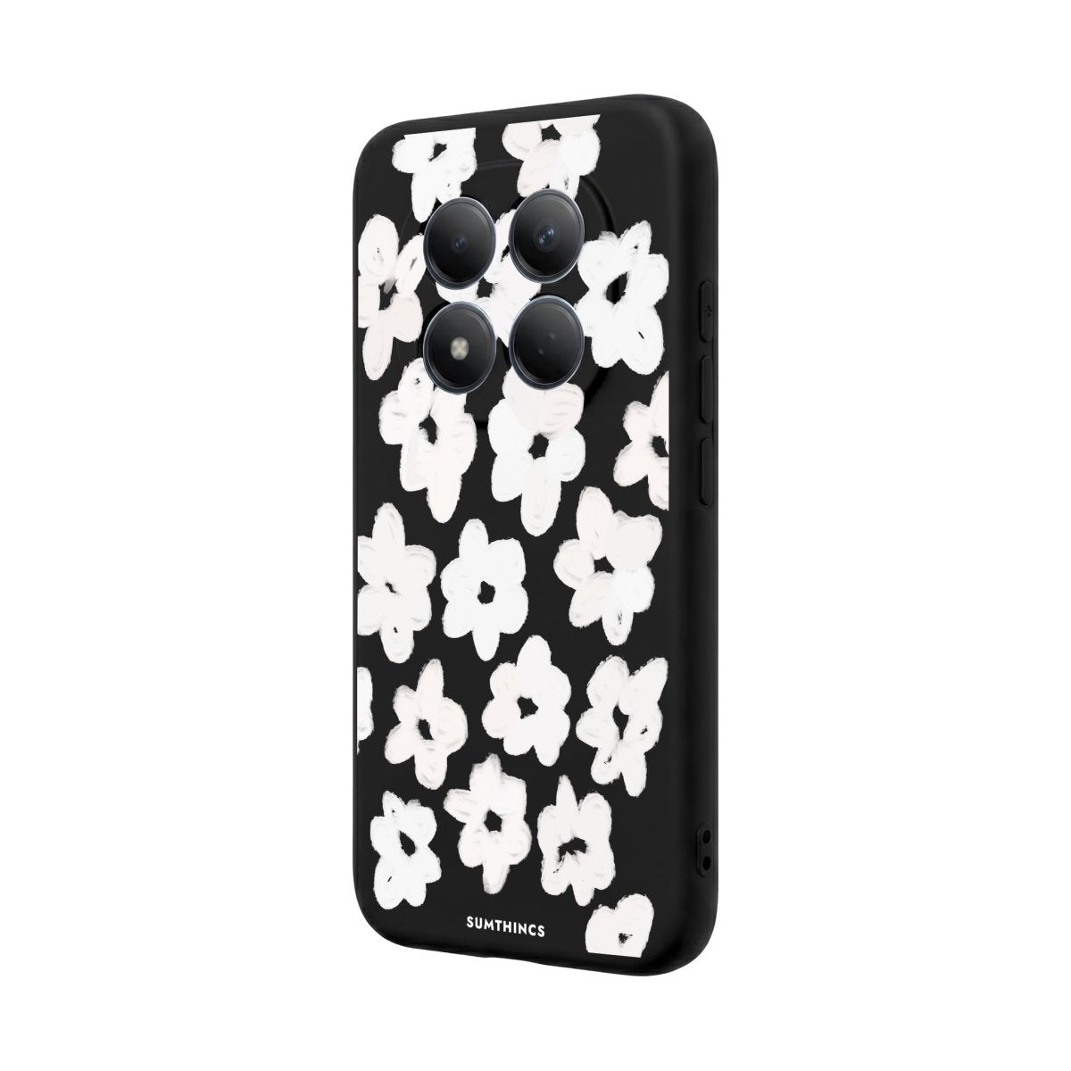 Xiaomi Blossoms Premium Telefon Kılıfı Gri - Sumthincs