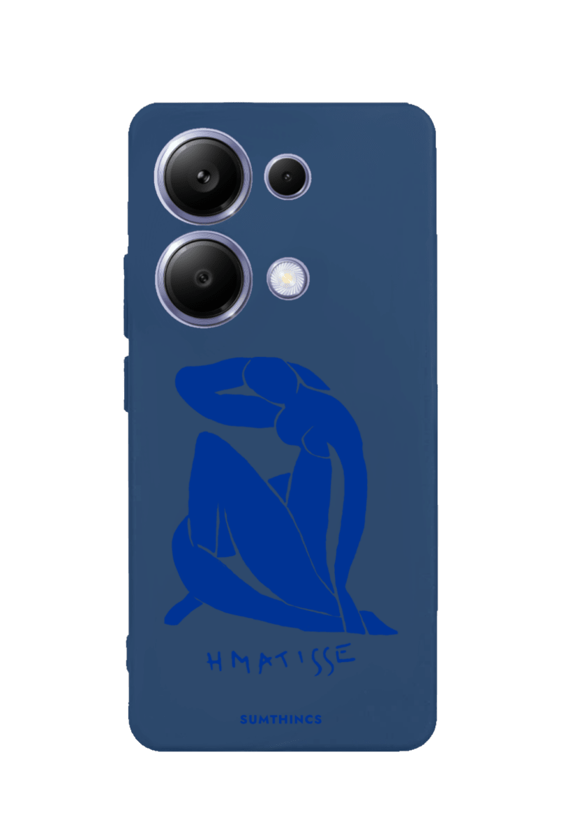Xiaomi Blue Woman Premium Telefon Kılıfı Pasifik Mavi - Sumthincs