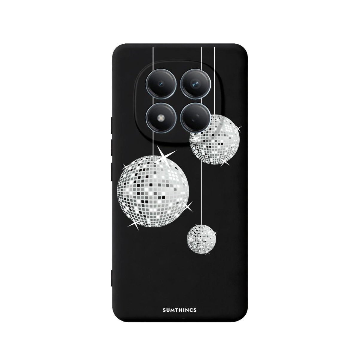 Xiaomi Disco Ball Premium Telefon Kılıfı Siyah - Sumthincs