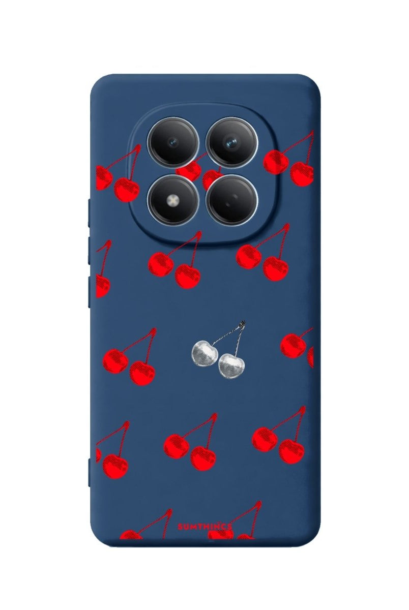 Xiaomi Disco Cherry Premium Telefon Kılıfı Pasifik Mavi - Sumthincs