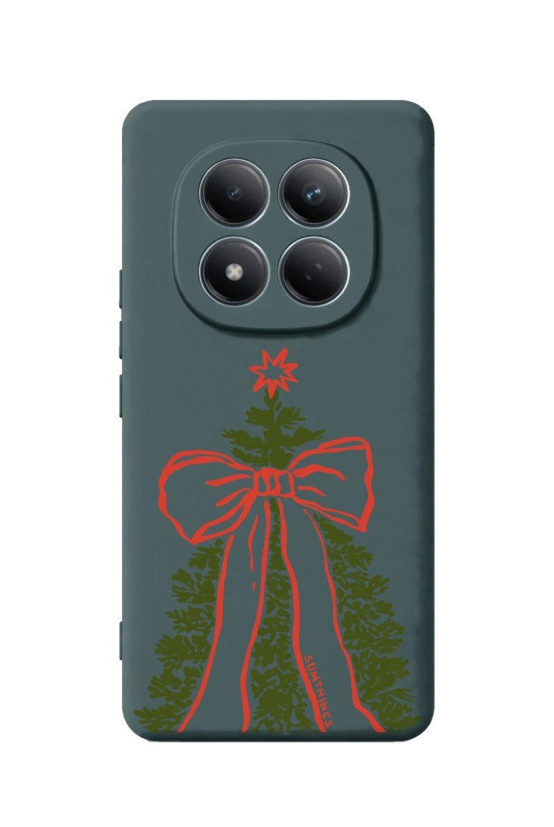 Xiaomi Festive Ribbon Premium Telefon Kılıfı Kaktüs Yeşili - Sumthincs