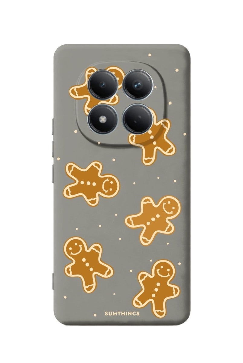Xiaomi Gingerbread Man Premium Telefon Kılıfı Gri - Sumthincs