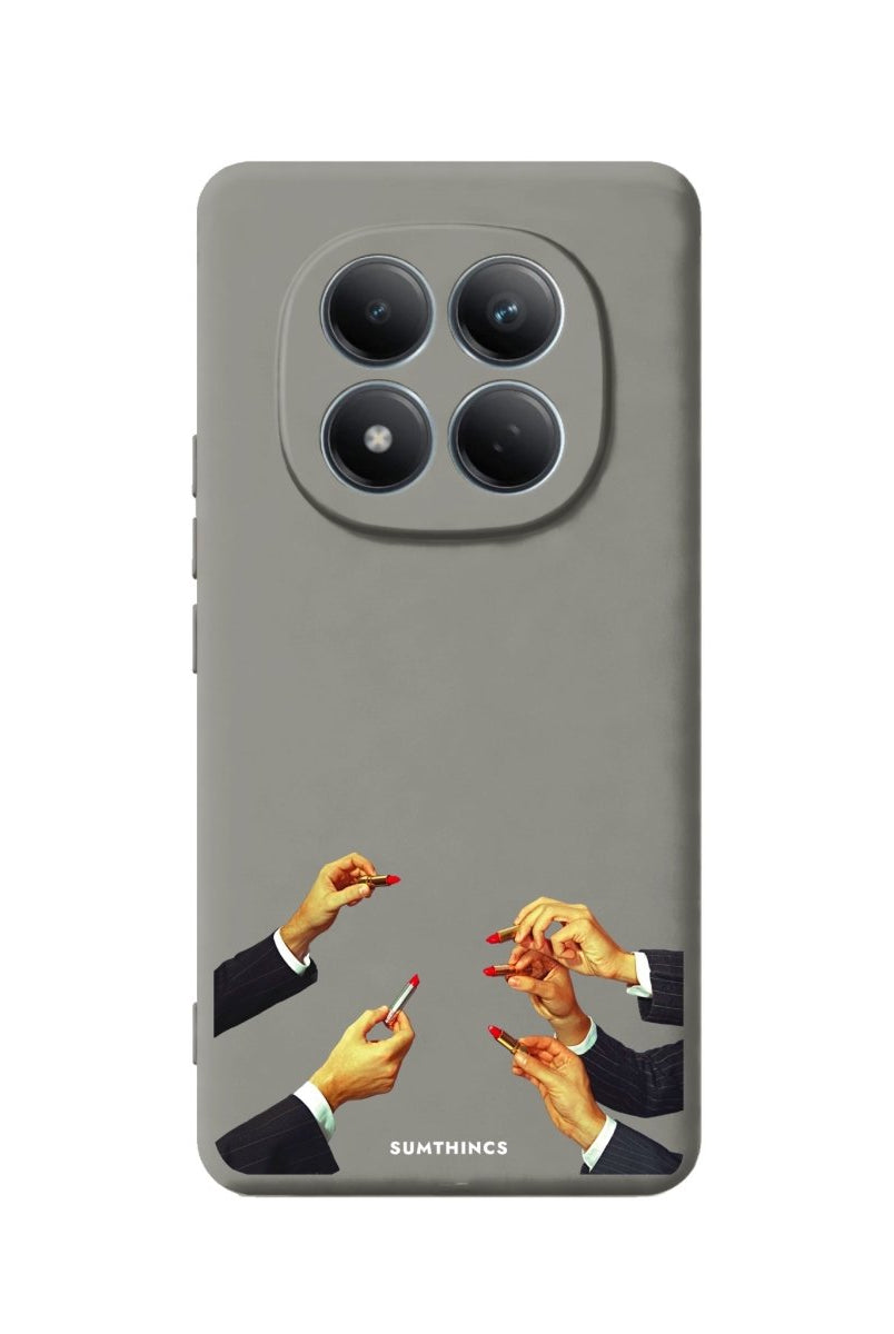 Xiaomi Lipstick Premium Telefon Kılıfı Gri - Sumthincs