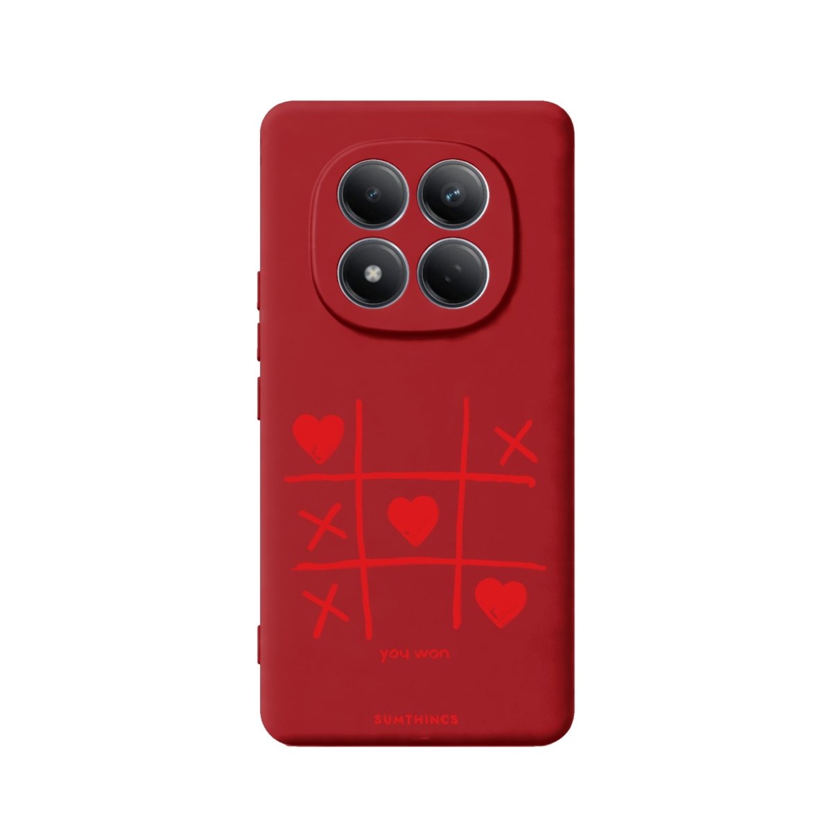 Xiaomi Love Game Premium Telefon Kılıfı Kırmızı - Sumthincs