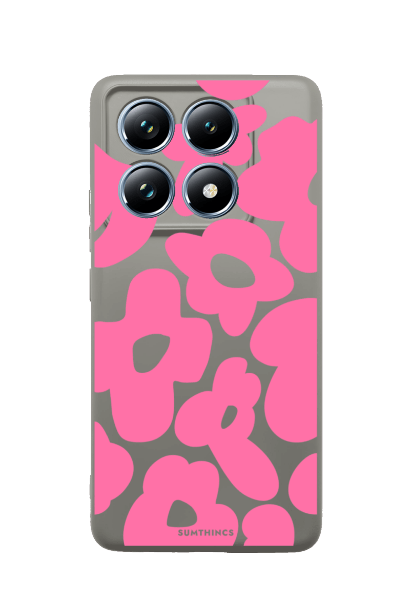 Xiaomi Mi 11T/11T Pro Daisy Pop Premium Telefon Kılıfı Gri - SUMTHINCS