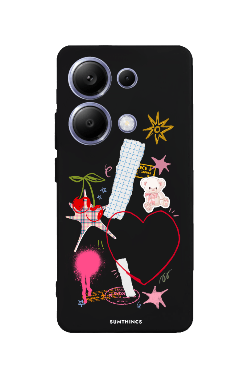 Xiaomi Mi 13T/13T Pro Sweet Chaos Premium Telefon Kılıfı Siyah - SUMTHINCS