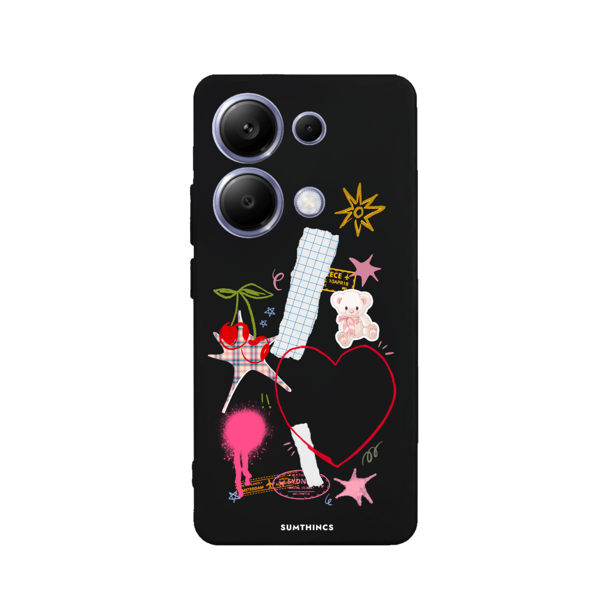 Xiaomi Mi 13T/13T Pro Sweet Chaos Premium Telefon Kılıfı Siyah - SUMTHINCS