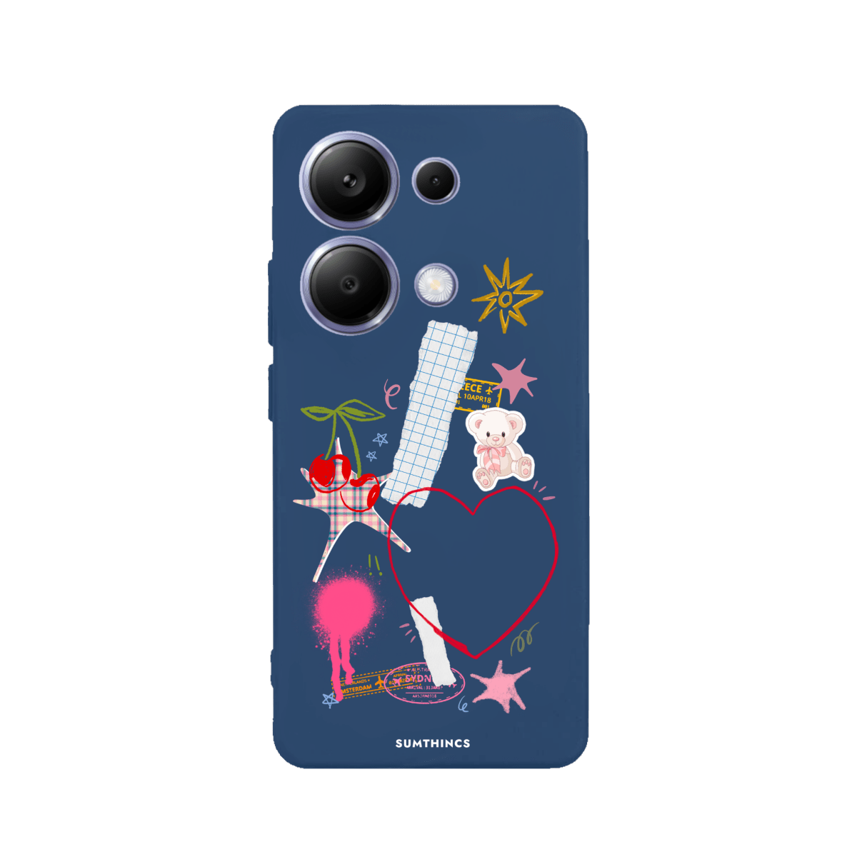 Xiaomi Mi 13T/13T Pro Sweet Chaos Premium Telefon Kılıfı Pasifik Mavi - SUMTHINCS