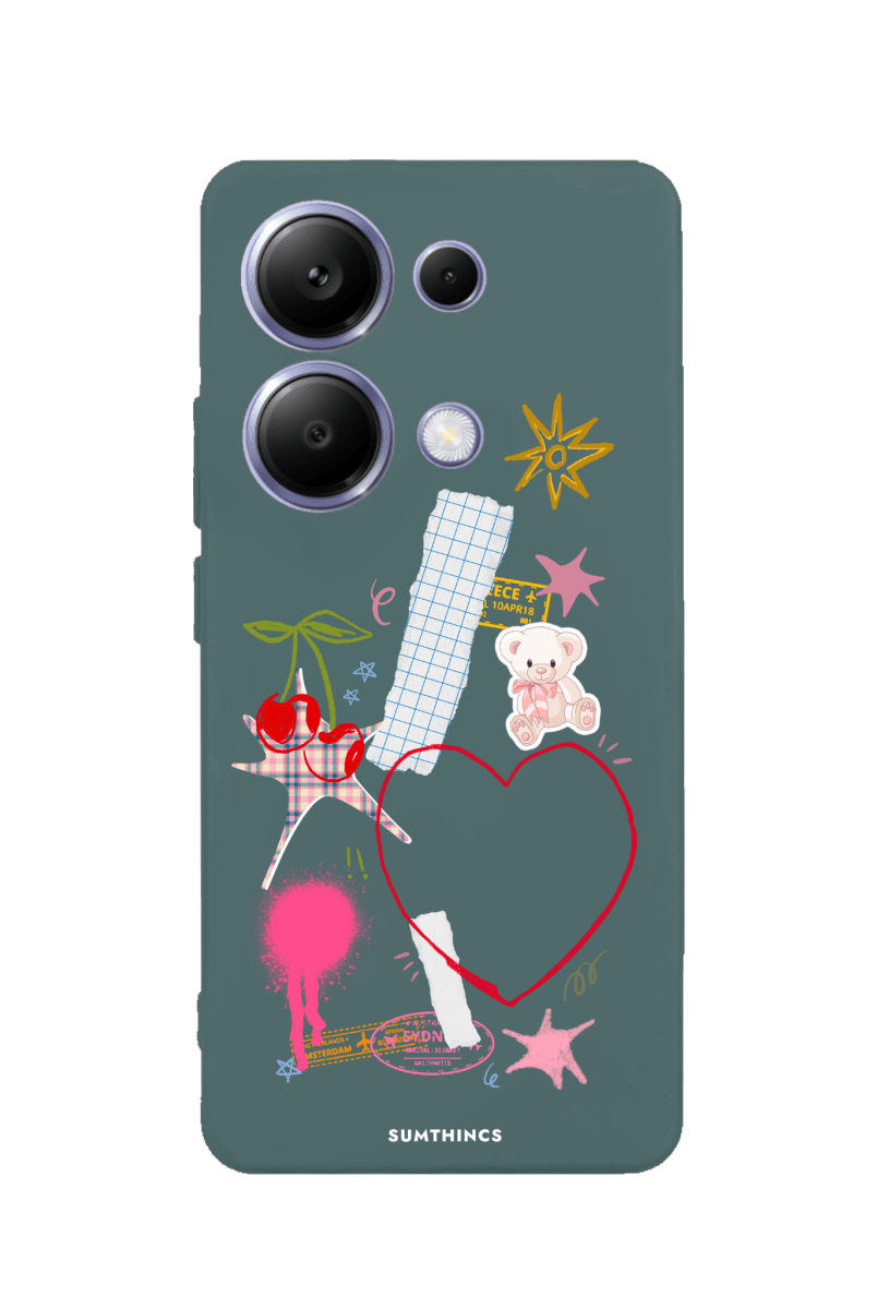 Xiaomi Mi 13T/13T Pro Sweet Chaos Premium Telefon Kılıfı Kaktüs Yeşili - SUMTHINCS