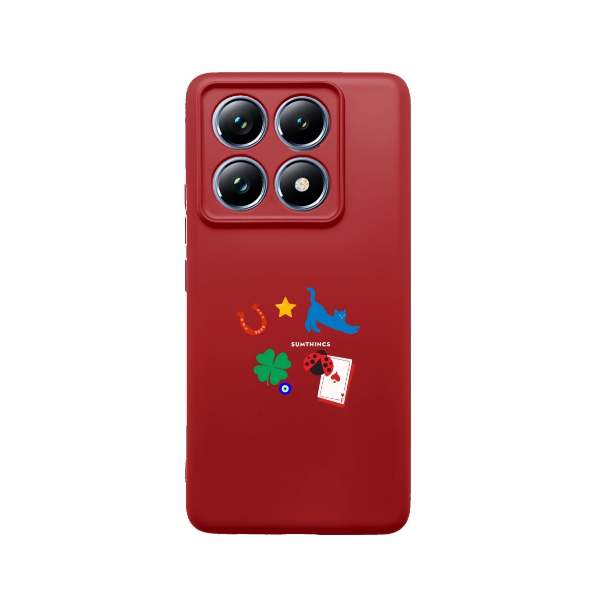 Xiaomi Mi 14T Fortune Premium Telefon Kılıfı Kırmızı - SUMTHINCS