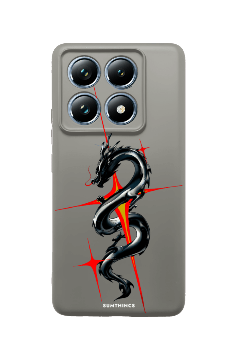 Xiaomi Mi 14T Pro Dragonflare Premium Telefon Kılıfı Gri - SUMTHINCS