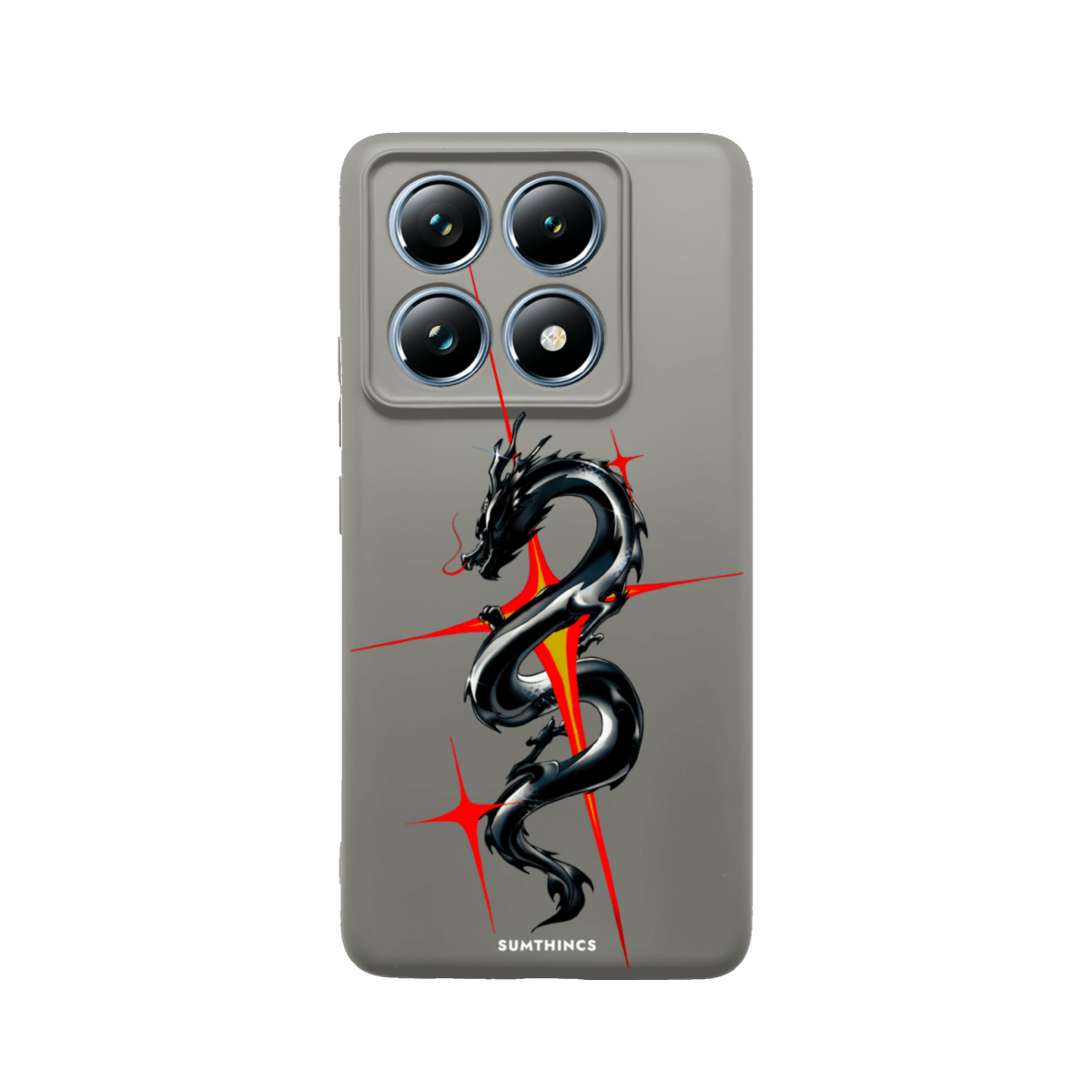 Xiaomi Mi 14T Pro Dragonflare Premium Telefon Kılıfı Gri - SUMTHINCS