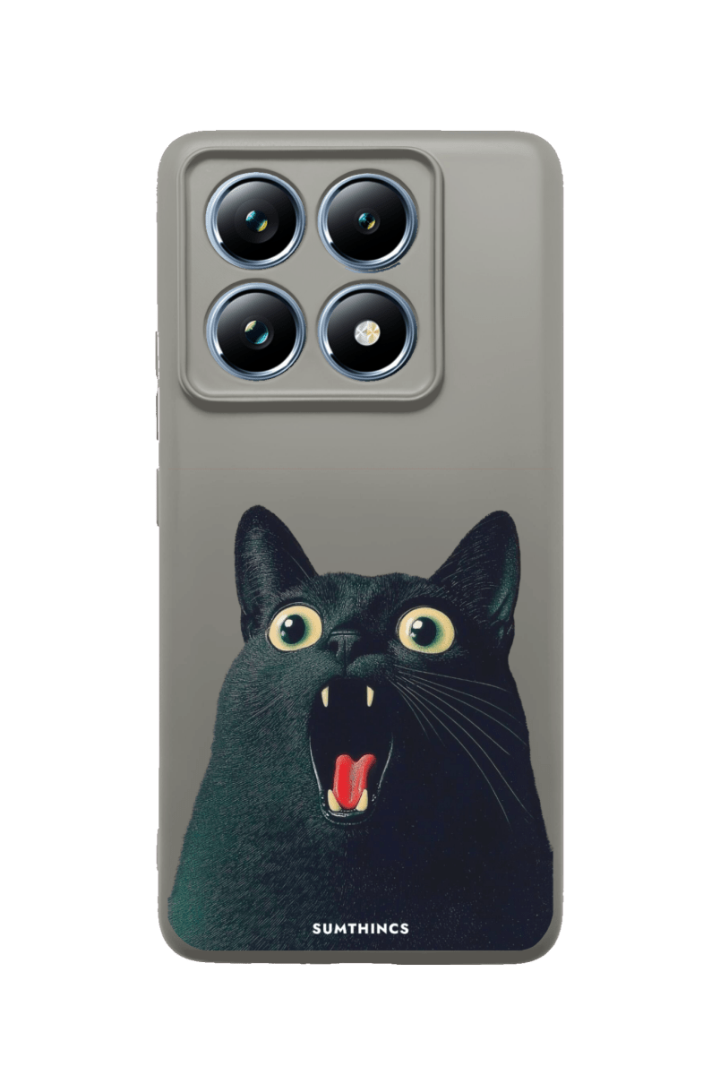 Xiaomi Mi 14T Pro Meoww Premium Telefon Kılıfı Gri - SUMTHINCS