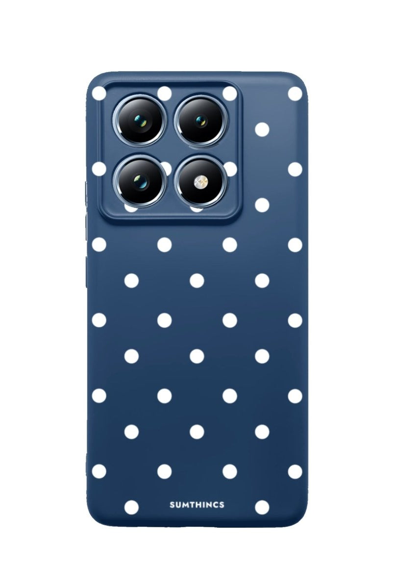 Xiaomi Mi 14T Pro Polka Dot Premium Telefon Kılıfı Pasifik Mavi - SUMTHINCS
