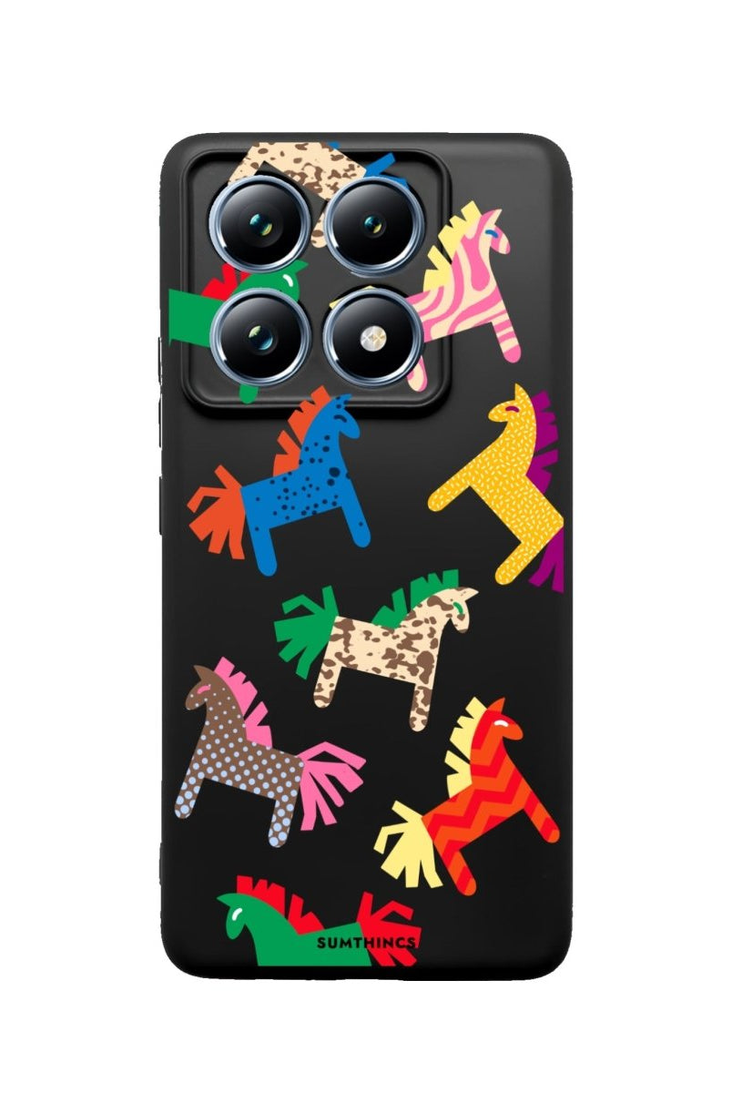 Xiaomi Mi 14T Pro Ponies Premium Telefon Kılıfı Siyah - SUMTHINCS