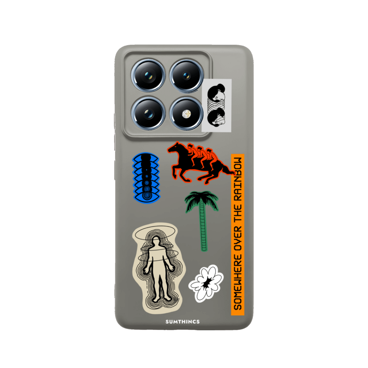 Xiaomi Mi 14T Pro Somewhere Premium Telefon Kılıfı Gri - SUMTHINCS