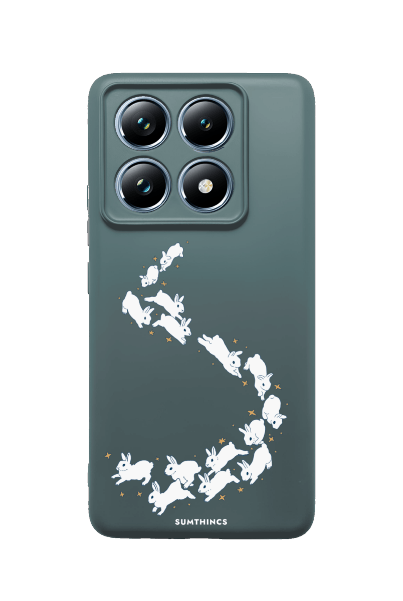 Xiaomi Mi 14T Pro Starry Bunnies Premium Telefon Kılıfı Kaktüs Yeşili - SUMTHINCS