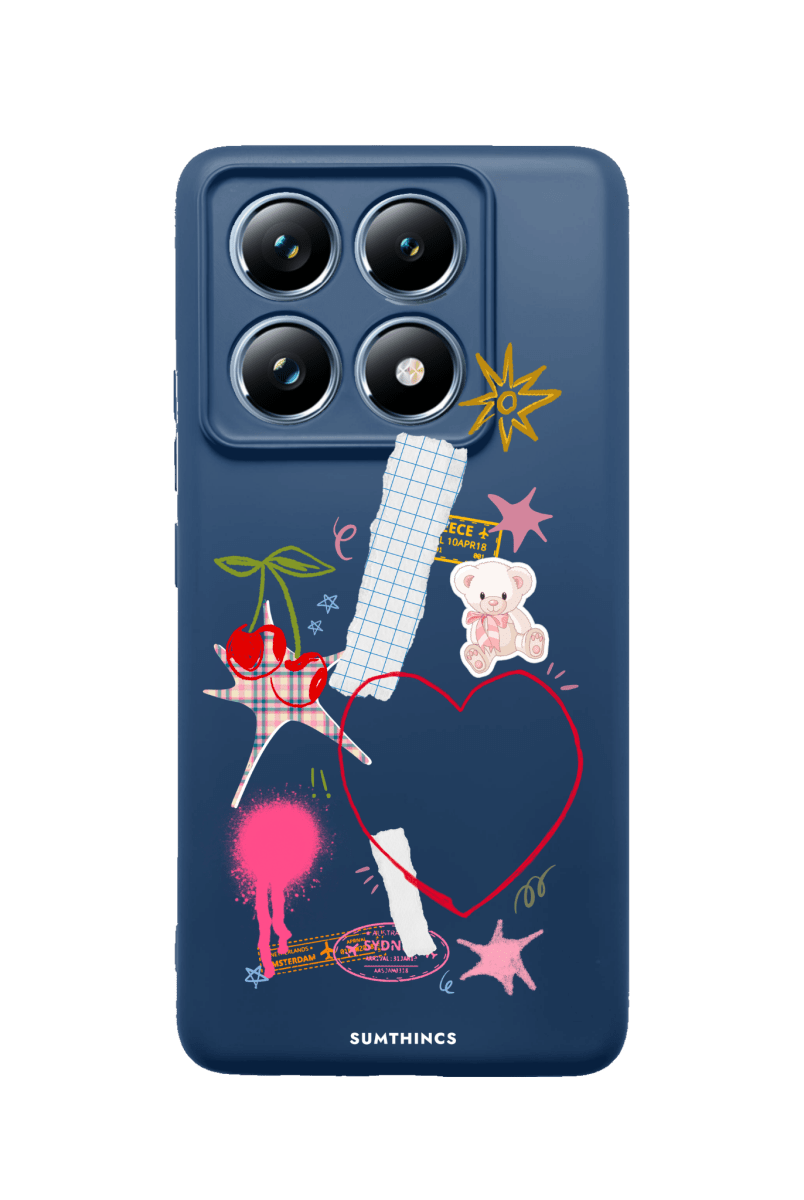 Xiaomi Mi 14T Sweet Chaos Premium Telefon Kılıfı Pasifik Mavi - SUMTHINCS