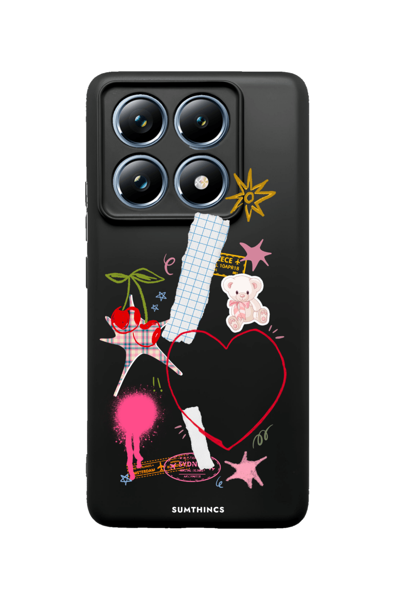 Xiaomi Mi 14T Sweet Chaos Premium Telefon Kılıfı Siyah - SUMTHINCS