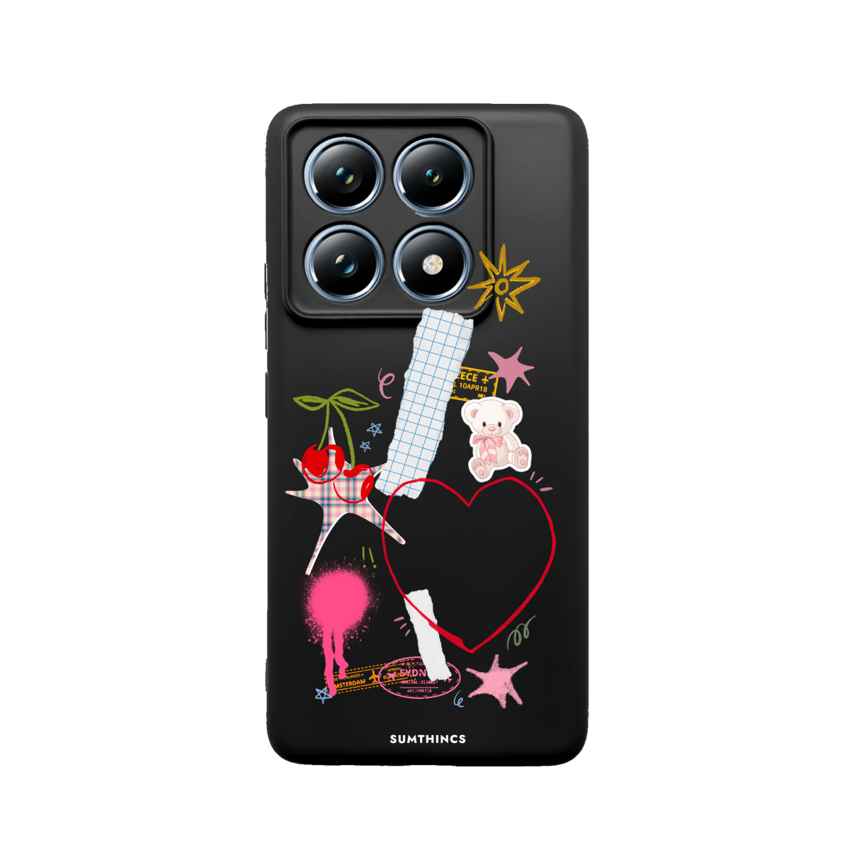 Xiaomi Mi 14T Sweet Chaos Premium Telefon Kılıfı Siyah - SUMTHINCS