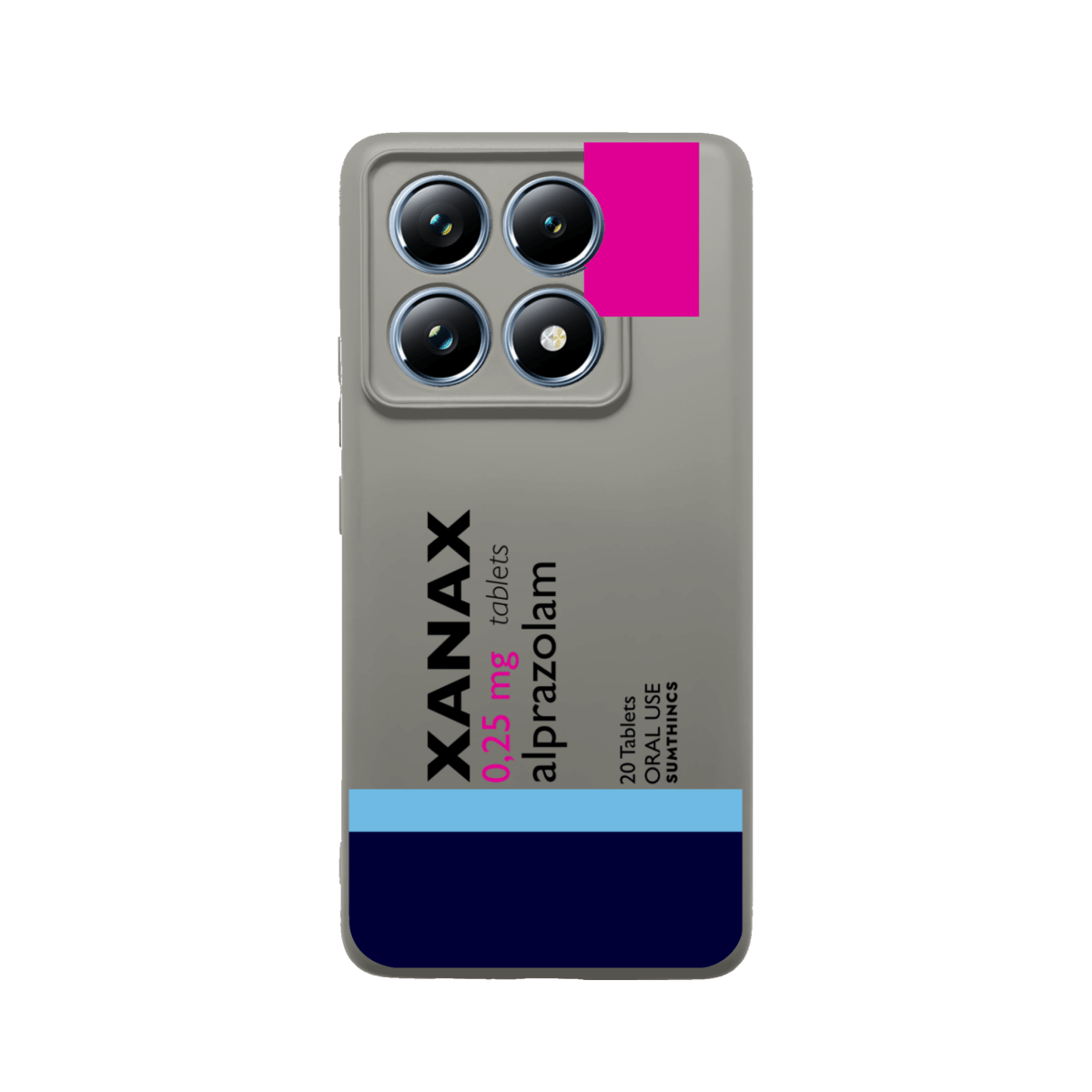Xiaomi Mi 15T Xanax Premium Telefon Kılıfı Gri - Sumthincs
