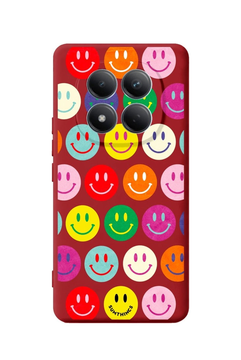 Xiaomi Miles Of Smiles Premium Telefon Kılıfı Kırmızı - Sumthincs