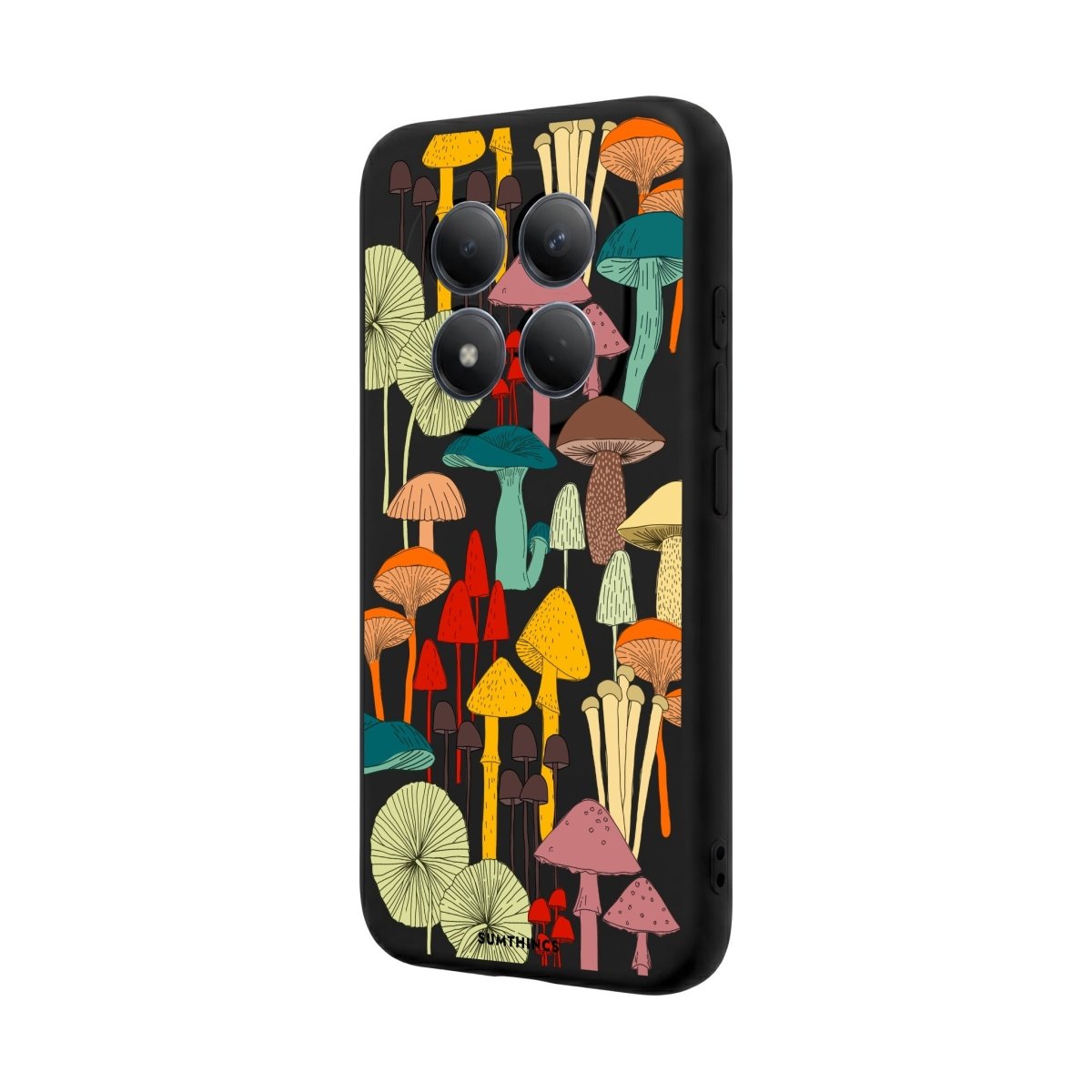 Xiaomi Mushrooms Premium Telefon Kılıfı Gri - Sumthincs