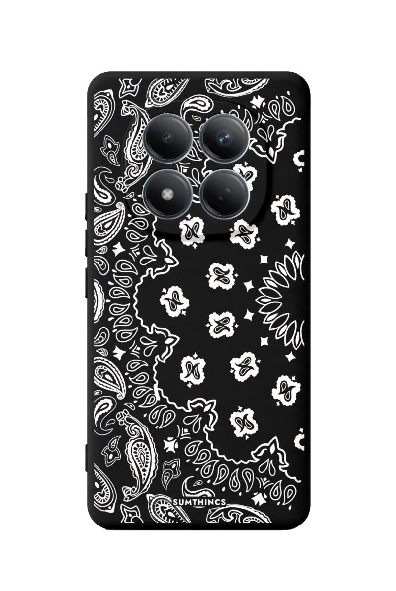 Xiaomi Paisley Premium Telefon Kılıfı Siyah - Sumthincs