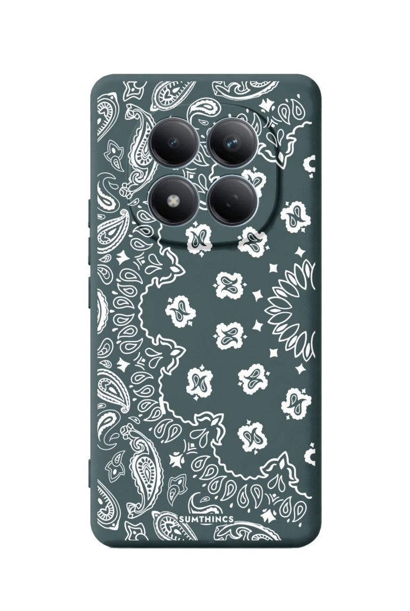 Xiaomi Paisley Premium Telefon Kılıfı Kaktüs Yeşili - Sumthincs