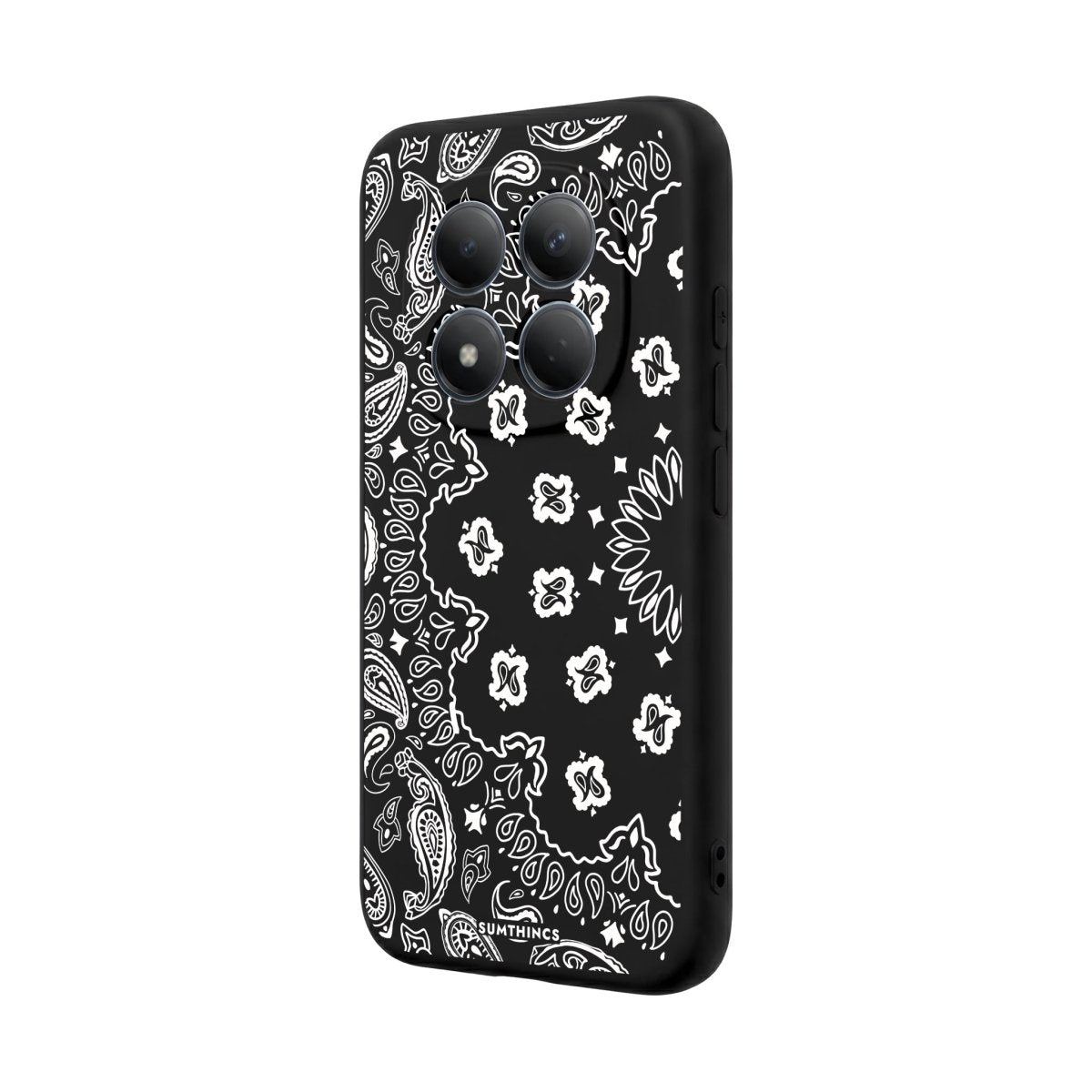 Xiaomi Paisley Premium Telefon Kılıfı Gri - Sumthincs