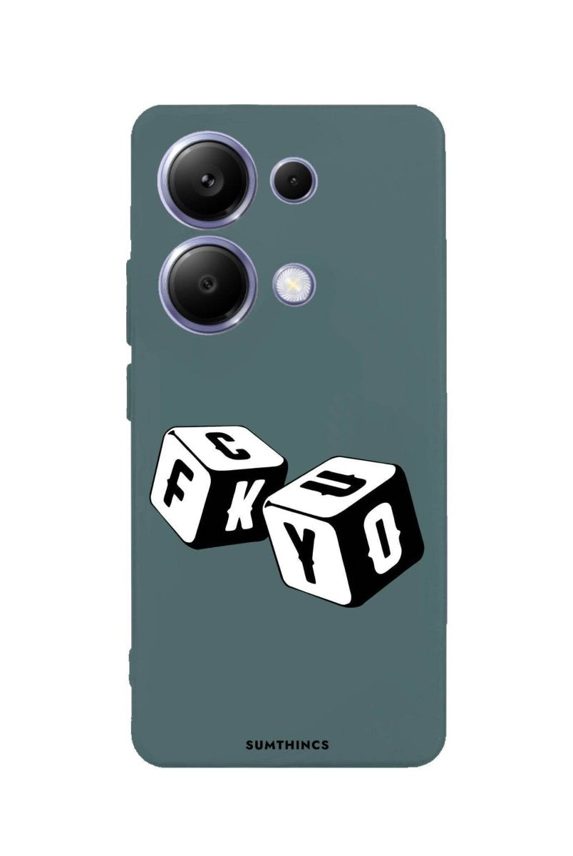 Xiaomi Poco X6 Pro Fck You Premium Telefon Kılıfı Kaktüs Yeşili - SUMTHINCS
