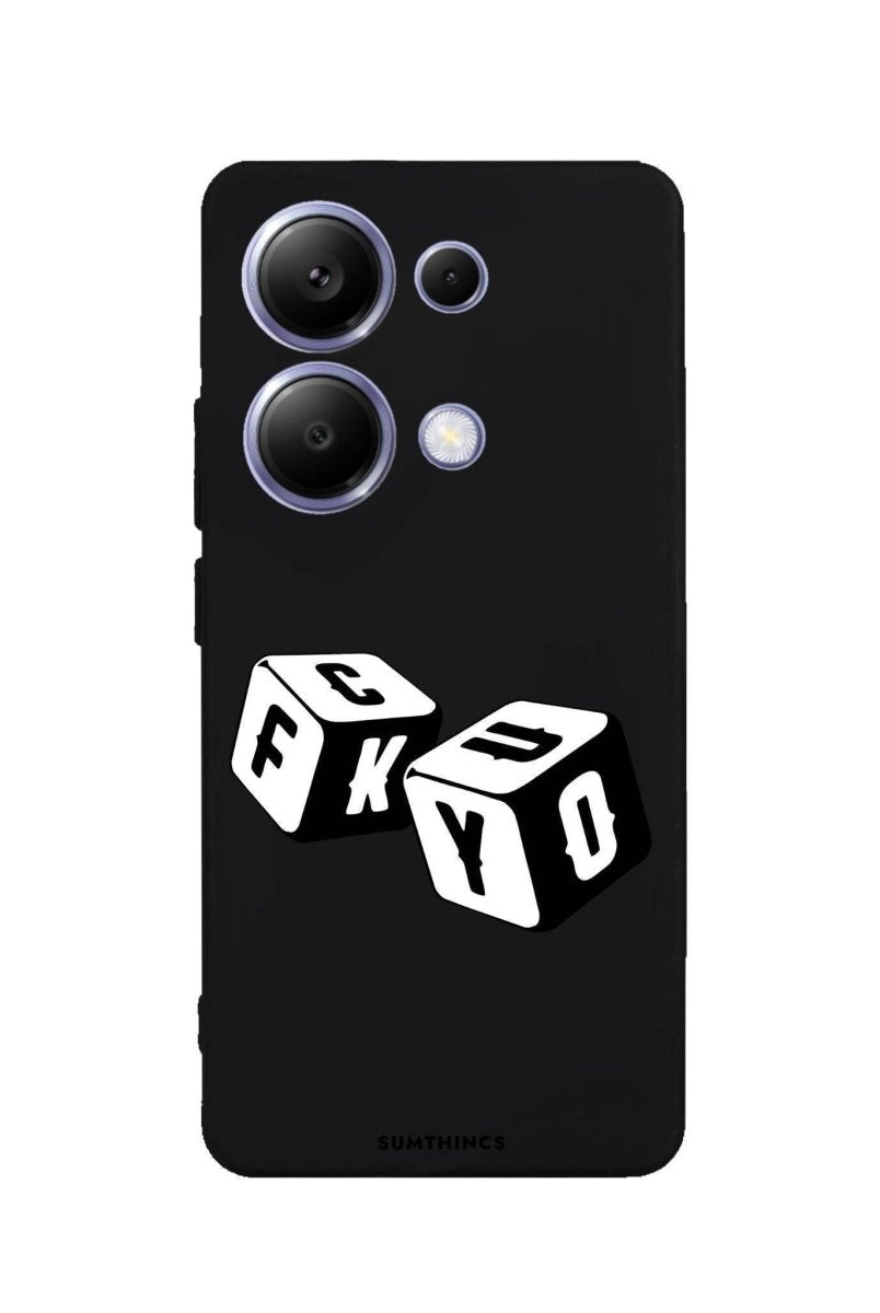 Xiaomi Poco X6 Pro Fck You Premium Telefon Kılıfı Siyah - SUMTHINCS