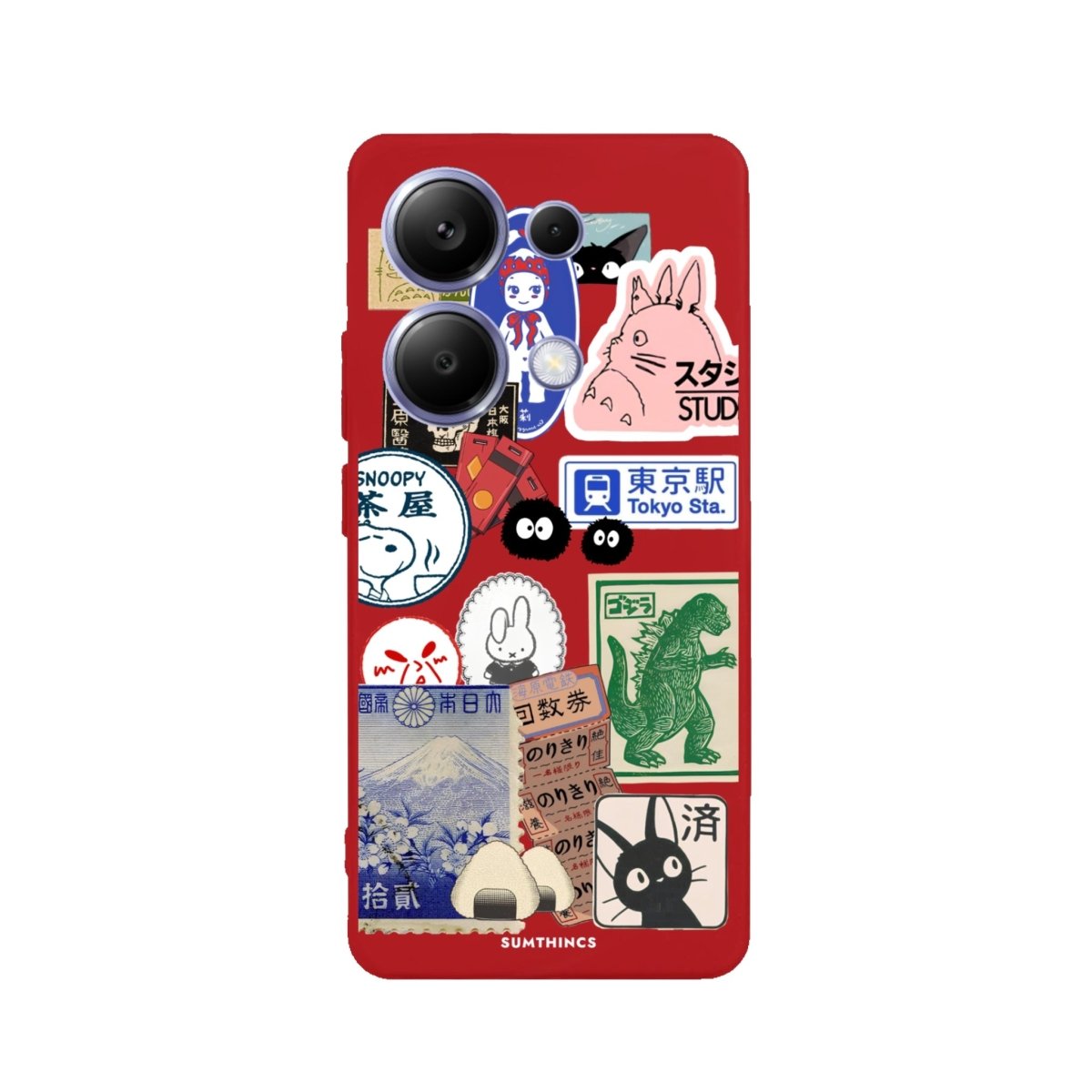 Xiaomi Poco X7 Pro Tokyobook Premium Telefon Kılıfı Kırmızı - Sumthincs