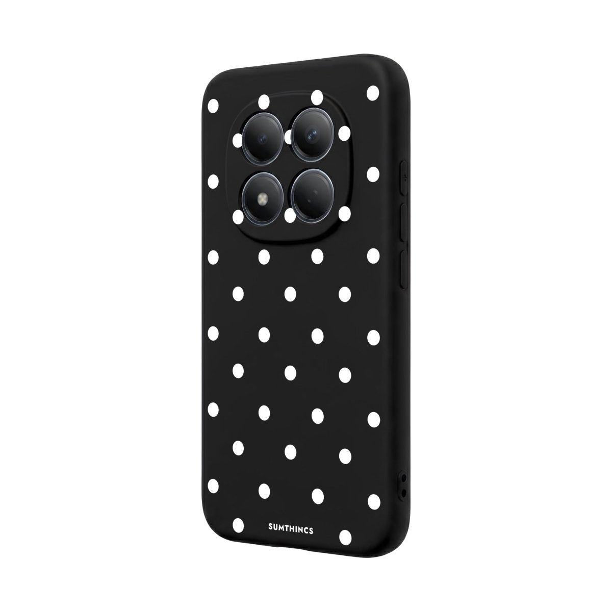 Xiaomi Polka Dots Premium Telefon Kılıfı Gri - Sumthincs
