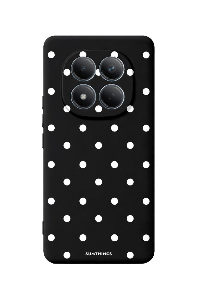 Xiaomi Polka Dots Premium Telefon Kılıfı Siyah - Sumthincs