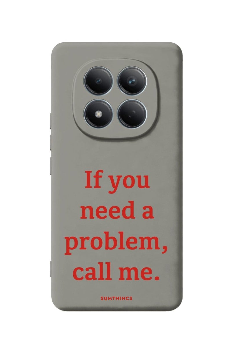 Xiaomi Problem Premium Telefon Kılıfı Gri - Sumthincs