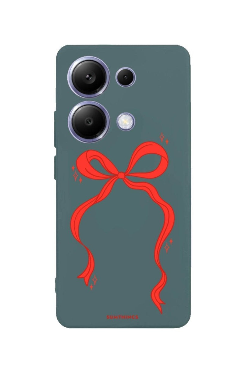 Xiaomi Redmi 13 Red Bow Premium Telefon Kılıfı - SUMTHINCS