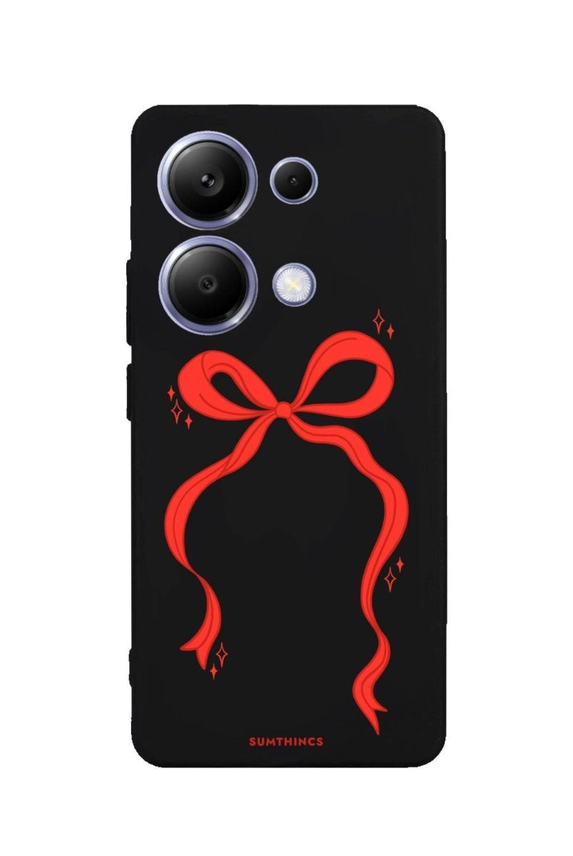 Xiaomi Redmi 13 Red Bow Premium Telefon Kılıfı - SUMTHINCS