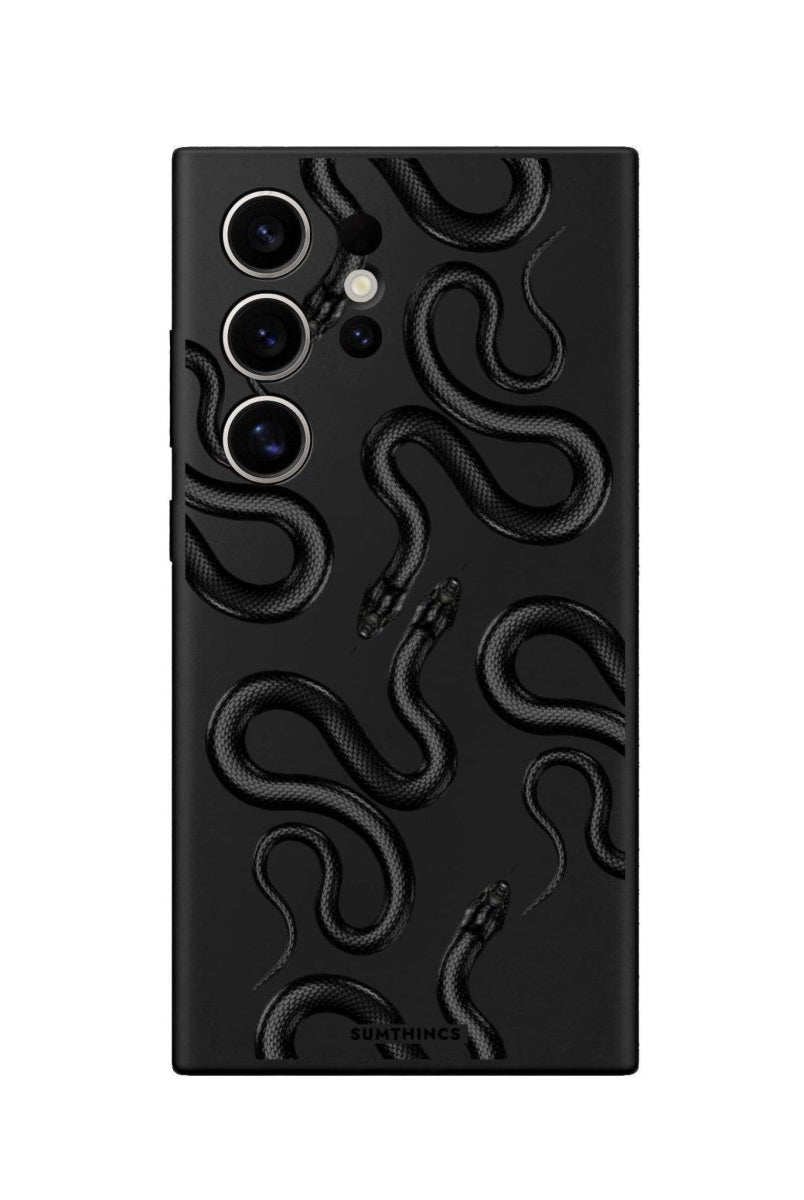 Xiaomi Redmi 13 Snakes Premium Telefon Kılıfı Siyah - SUMTHINCS